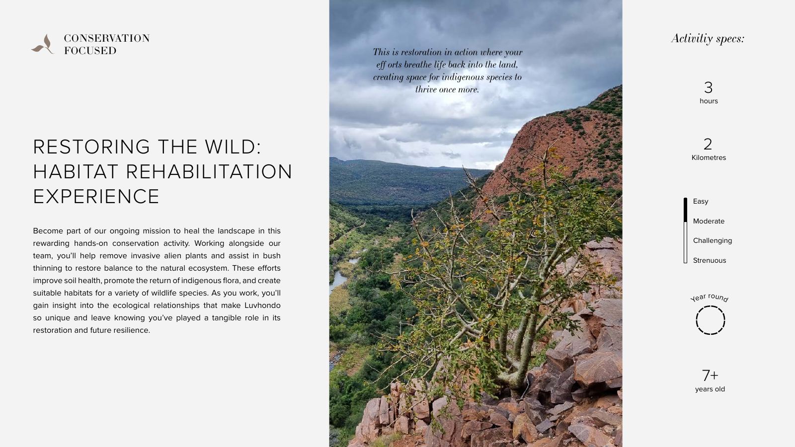 Few & Far Luvhondo experience and activity brochure, page 28